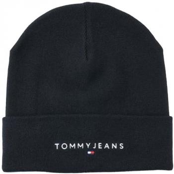 Bonnet Tommy Jeans brodé logo noir – Taille unique