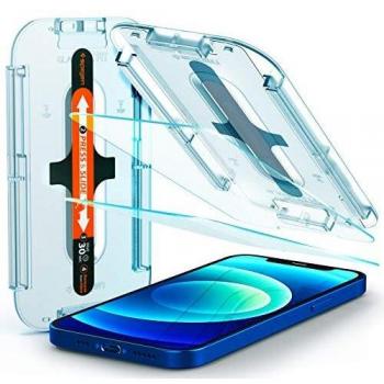 Spigen Glas.tR Slim EZ Fit Tempered Glass Screen Protector for iPhone 12 Pro - 2 Pack