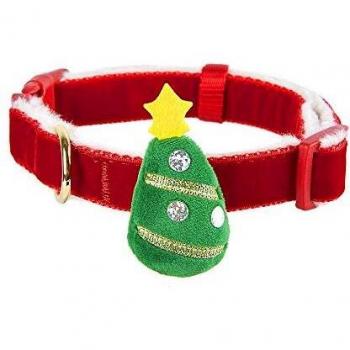 Christmas Velvet Pup Collar