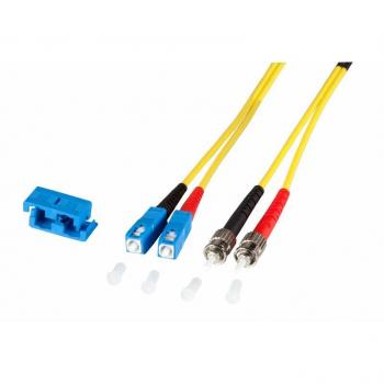 EFB Elektronik 10m LWL Anschlusskabel mit 1x ST- und 1x SC-Stecker