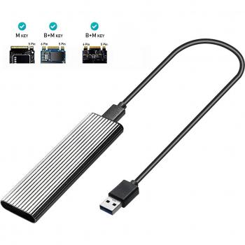 Caja para disco duro SSD M.2 NVMe