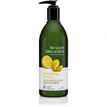 Avalon Organics Refreshing Lemon Hand & Body Lotion, 12 oz