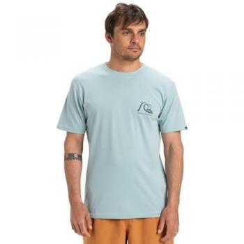 T-shirt Bleu Quiksilver Evo Original BS – Hommes – Taille L
