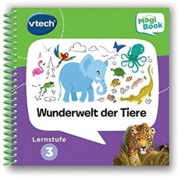 Vtech Lernbuch für Magibook Lernstufe 3 - Wunderwelt der Tiere 80-481004