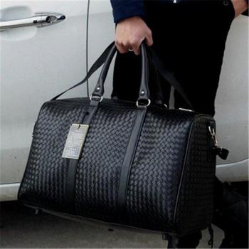Classic Waterproof PU Leather Portable Gym Bag
