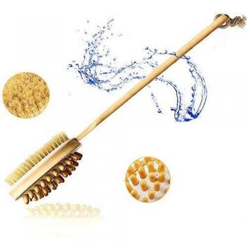 HydroFlex 2‑in‑1 Long‑Handle Body Brush