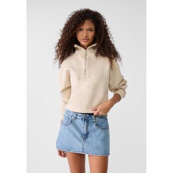 Jupe-short denim bleu clair D62 Stradivarius
