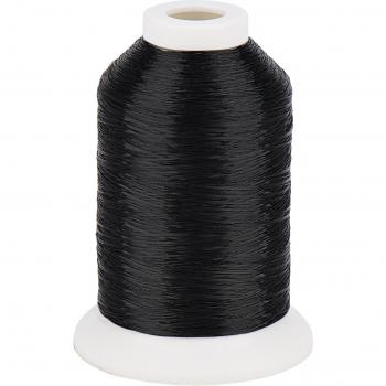 Simthread transparenter Nähfaden Größe 004 klar weiß schwarz Monofilament 1500 Meter Mini-König Spulen