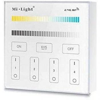 LEDBOX Mando 4 zonas CCT táctil B2 blanco dual