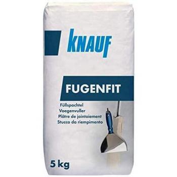 Stucco in polvere da riempimento per interni Knauf, a base di gesso verniciabile a completa essiccazione, confezione di 5 kg