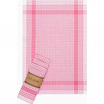 Juego de manteles rosa Gingham – 5 unidades