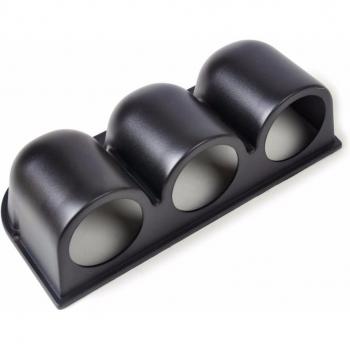 Drachen Auto‑Messgerät 52 mm – Verdrehte Spornschote, Schwarz