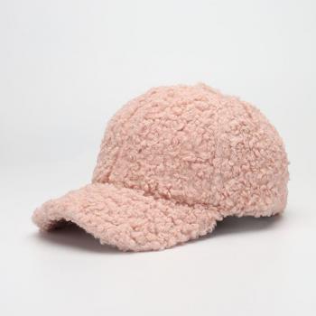 COKK Autumn Winter Plush Hip Hop Cap for Women