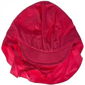Sterntaler® Schirmmütze mit Nackenschutz (1-St., Sommermütze, idealer Sonnenschutz für Kinder) Kinderhut aus UV-Popeline mit Bindeband und UV-Schutz 50+