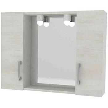 Specchio bagno Mod.960 con doppie ante e luce integrata