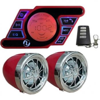 Motorcycle Hands-Free Bluetooth Stereo with MP3 and FM Radio