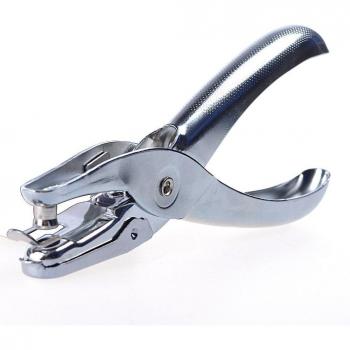 Silver Handheld 1/4 Inch Circle Hole Punch