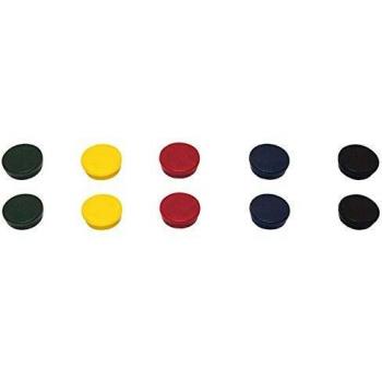 Bi-Office 35MM Magnets Assorted Colours (Pack-10)