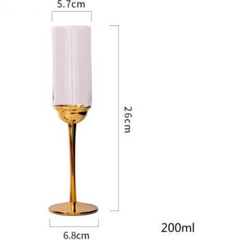 Electroplated Crystal Wine Goblet 200-350ml