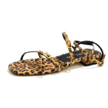 Chisún Unisa Sandalia Mujer LKD Animal Print en Morado