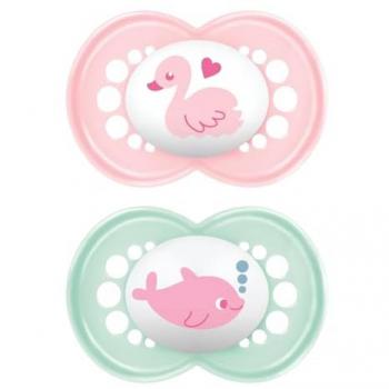 Mam succhietto original 6+ bio-circolare caucciu confezione doppia femmina