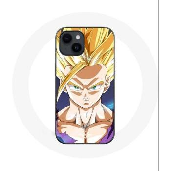 IPhone 14 Plus Dragon Ball Manga Hülle - Sangoku Wütendes Gesicht