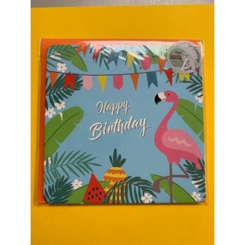 Geburtstag Glückwunschkarte im Aufstellformat 15x15 cm – BSB