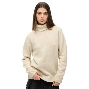 Pull Superdry Femme The Merchant Store - Pull OverTaille à col Roulé Crème Taille: Xxl