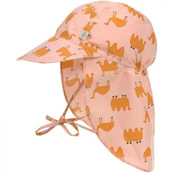 Cappello da sole con protezione UV per bambini rosa cammello