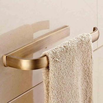 Vidric Brass Towel Ring - Golden Finish