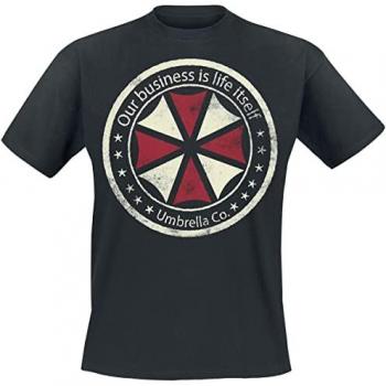 T-Shirt Resident Evil Umbrella Co. - Our Business Is Life Itself - Uomo - Nero - S a XXL