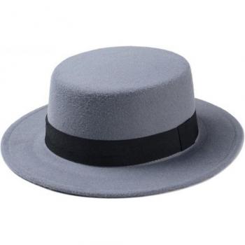 Felt Wide Brim Fedora Hat