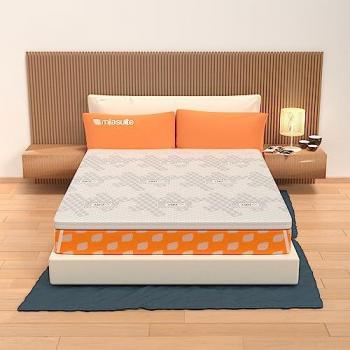 Topper Memory Foam singolo 90x200 - alto 5 cm, rivestimento Dry Amicor, sfoderabile Correttore H5