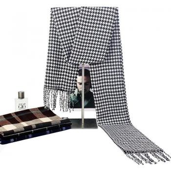 Men's Cashmere-like Plaid Scarf - 180x30CM, British Business Style, Warm