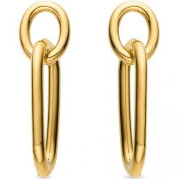 Pendientes Africa Basic de Luxenter - Aleación de Metales Bañados en Oro Amarillo