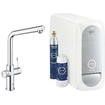 GROHE - Miscelatore Per Lavello Blue Home Con Sistema Filtrante Acqua Cromo