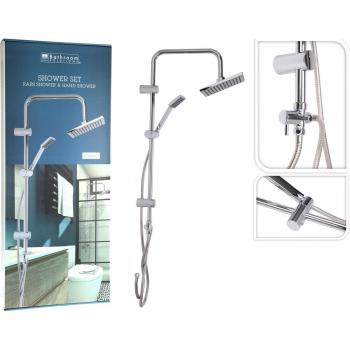Duschregendusche Set mit Handbrause 150 cm