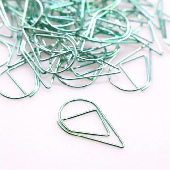 Metallische Tropfen-Clipset 15x25mm