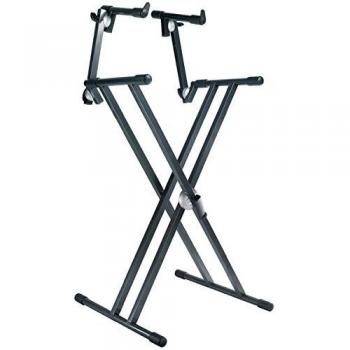 Proel SPL252 Doppio supporto per 2 tastiere o consolle DJ + Laptop