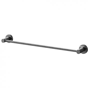 Brushed Gun Black Industrial Towel Rail – 540 × 50 × 70 mm
