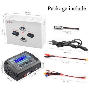 HTRC C150 LiPo Charger & Balancer – 150W, 10A AC/DC for RC Batteries