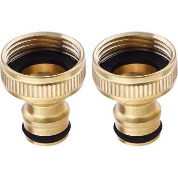 AD-2 Pack 3/4-Inch Garden Hose Faucet Adapter