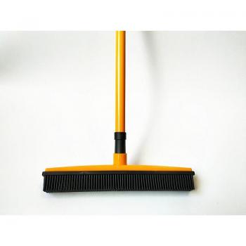 Extended Reach Rubber-Bristled Sweeper for Pets