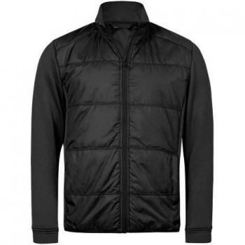 Tee Jays Herren XXL Schwarz Stretch‑Hybridjacke