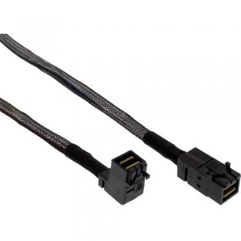 Cavo Mini SAS Connettore SFF-8643 a SFF-8643 Connettore Side Band, Nero