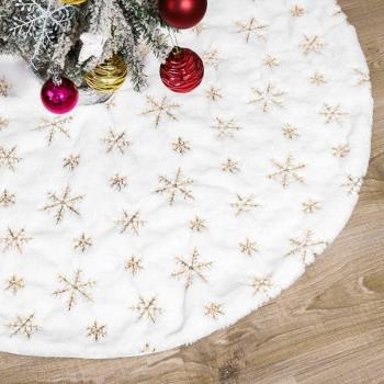 Thick Polyester Xmas Tree Skirt