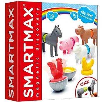 SmartMax My First Farm Animals Magnetic Building Set