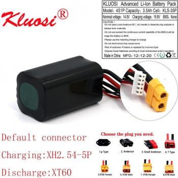 KLUOSI 4S1P 16.8V 3.5Ah UAV Rechargeable Battery