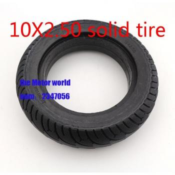 10x2.50 Solid Tyres for 8/10 Inch Electric Scooters