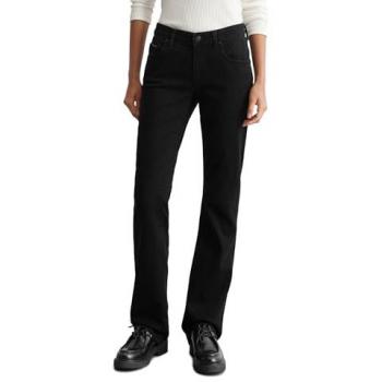 Schlagjeans MARC O'POLO DENIM aus superstretchigem Organic Cotton-Mix Gr. 26, Länge 32, schwarz (black) Damen Jeans